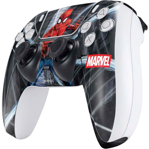 Marvel Spiderman Web Throw PS5 Controller Skin